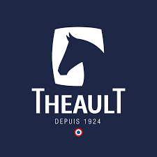 logo du constructeur de vans et camions de transport pour chevaux Theault